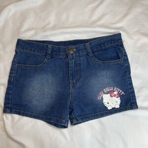 Hello Kitty Jean Shorts Size 7/8